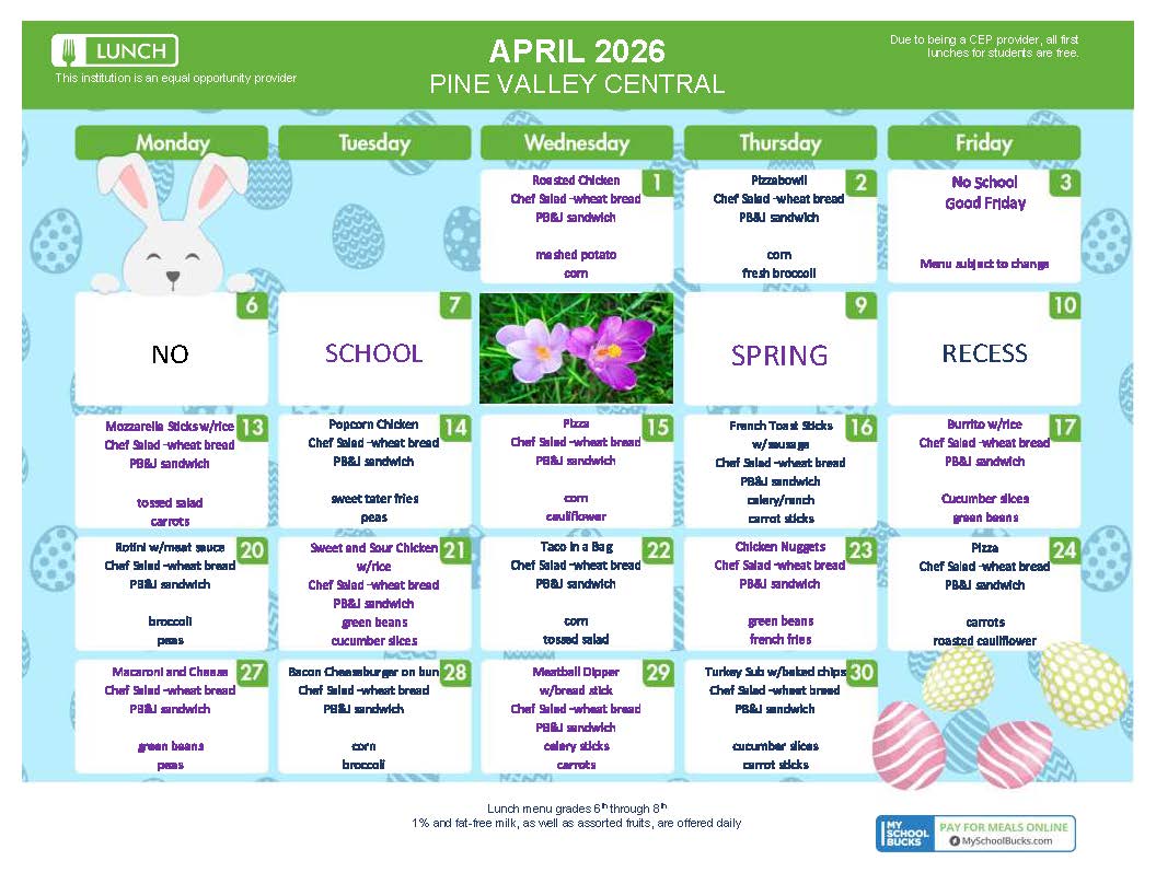 April 2026 Lunch 6-8